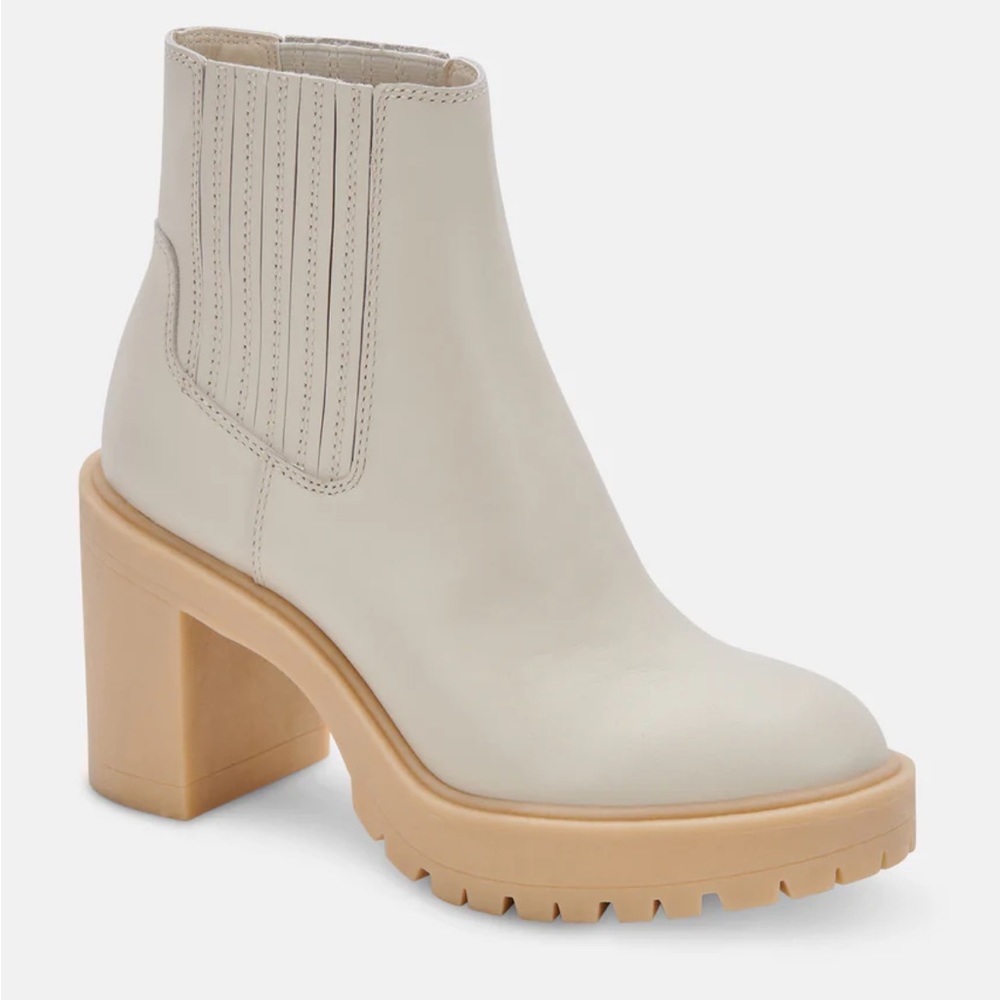 Dolce Vita Caster H2O Booties | Ivory Leather